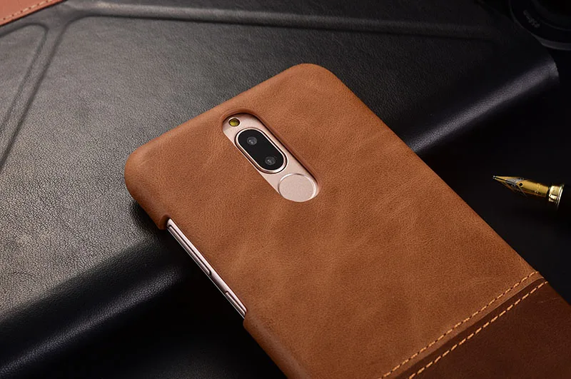 Чехол для huawei mate 10 Lite KEZiHOME, роскошный хит цвета, натуральная кожа, твердая задняя крышка для Honor 9i/Nova 2i 5,9 '', чехол для телефона s