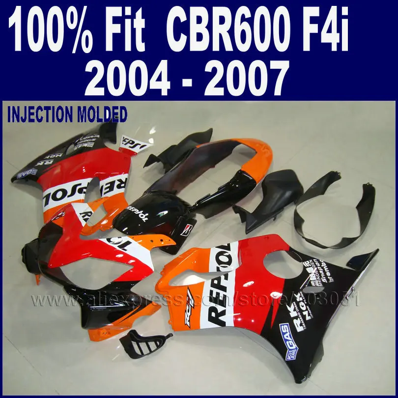 По индивидуальному заказу корпус инжектора Наборы для Honda 2004 2005 Cbr 600 F4i 2006 2007 Cbr600 04