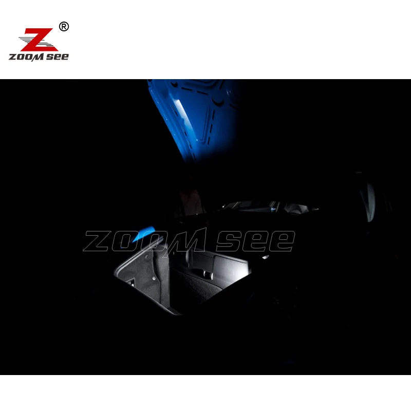 12 шт. Светодиодная лампа + светодиодная дверная footwell Внутренняя купольная карта