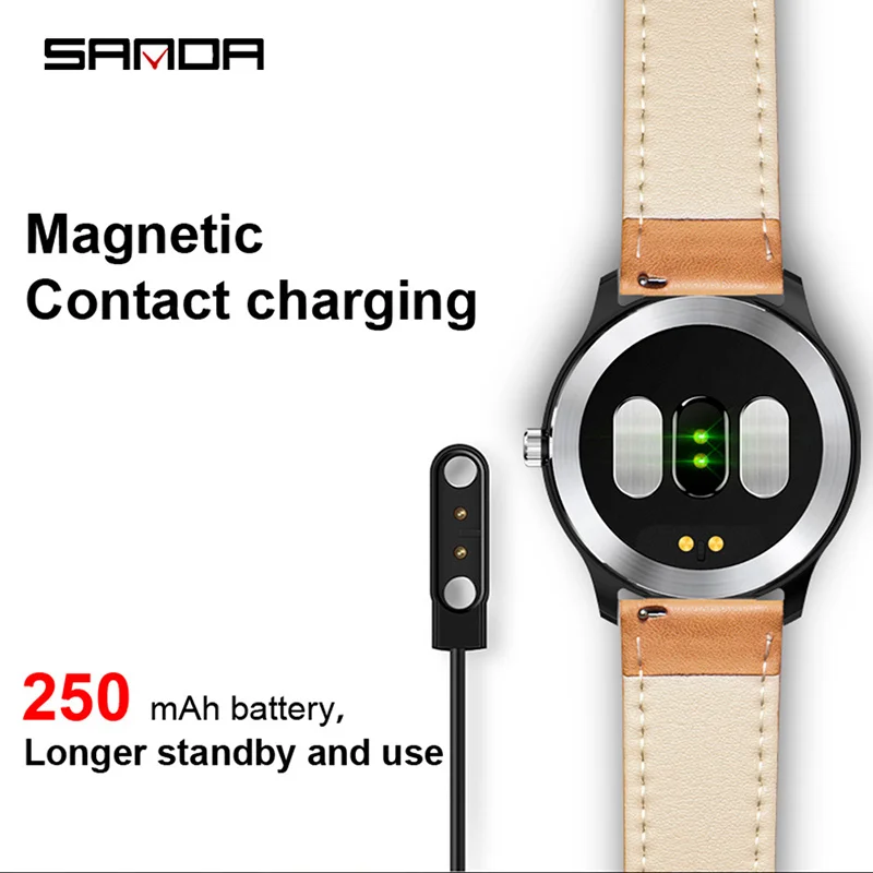 Sanda модные часы Smart Watch Для мужчин Фитнес трекер Водонепроницаемый женщин