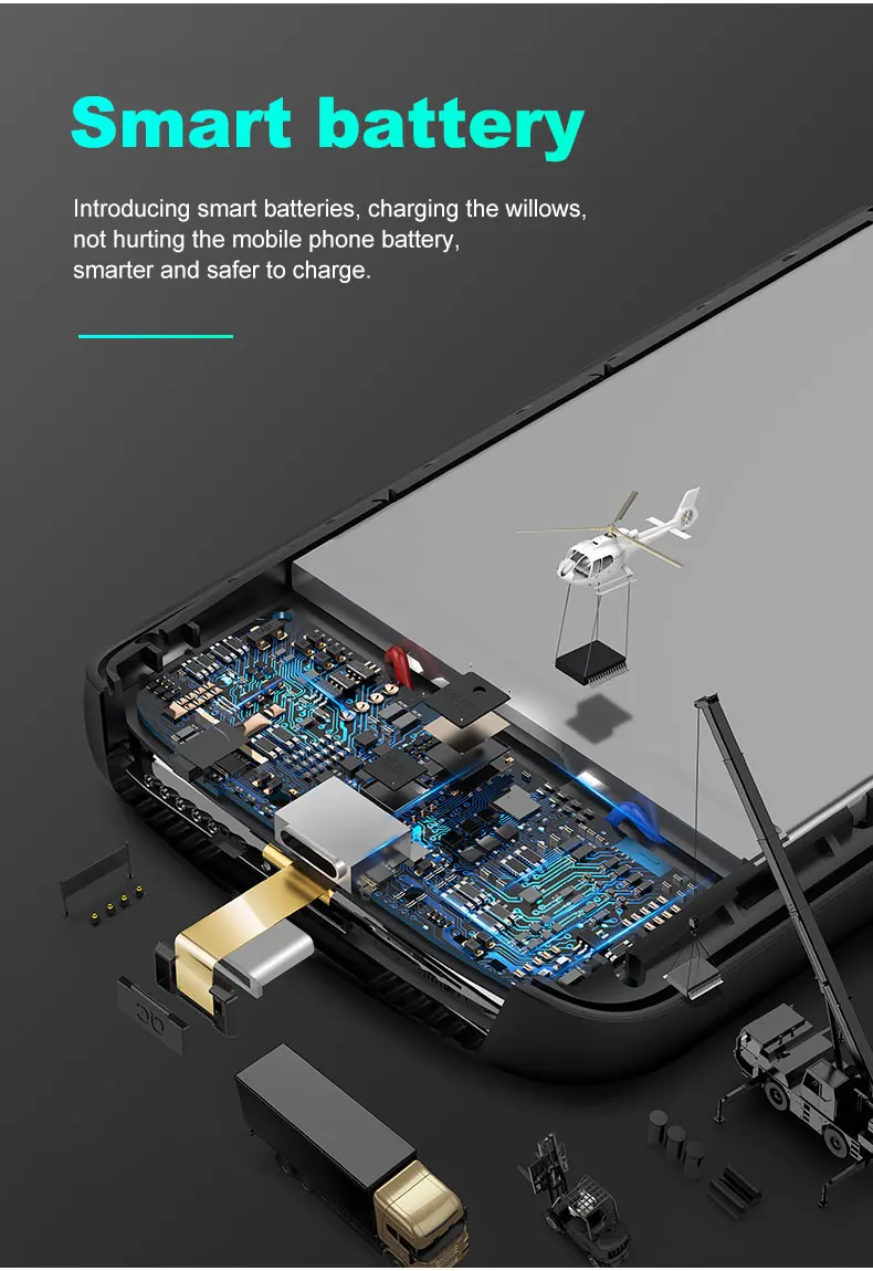 TOPZERO Мягкий силиконовый чехол для зарядного устройства для huawei mate 20 Pro power bank чехол для huawei mate 20 Lite power чехол Fundas