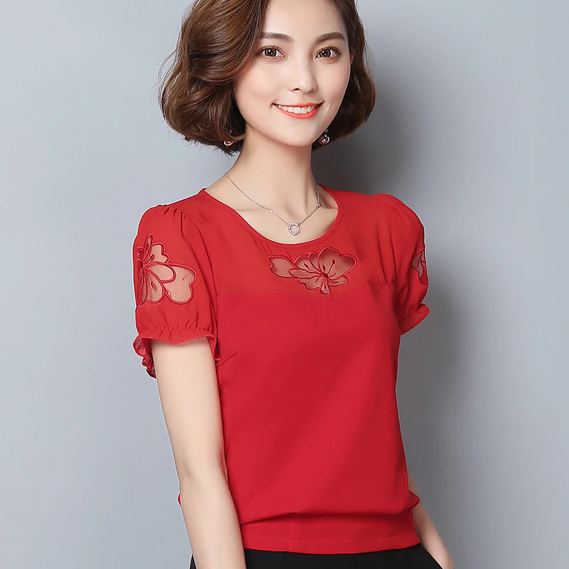 Лидер продаж Для женщин блузка рубашка Новинка 2017 года поступления летние