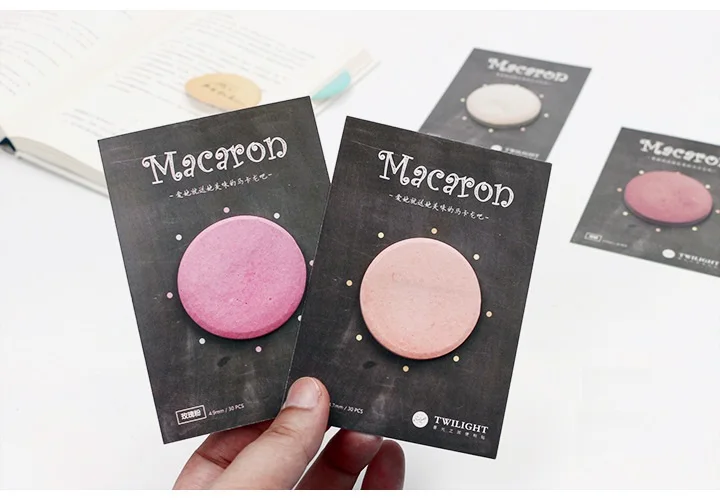 48 шт./партия, винтажный блокнот Macaron memo, Цветная Клейкая наклейка для торта, заметка, дневник, стикеры, офисные аксессуары, школьные принадлежности FM693