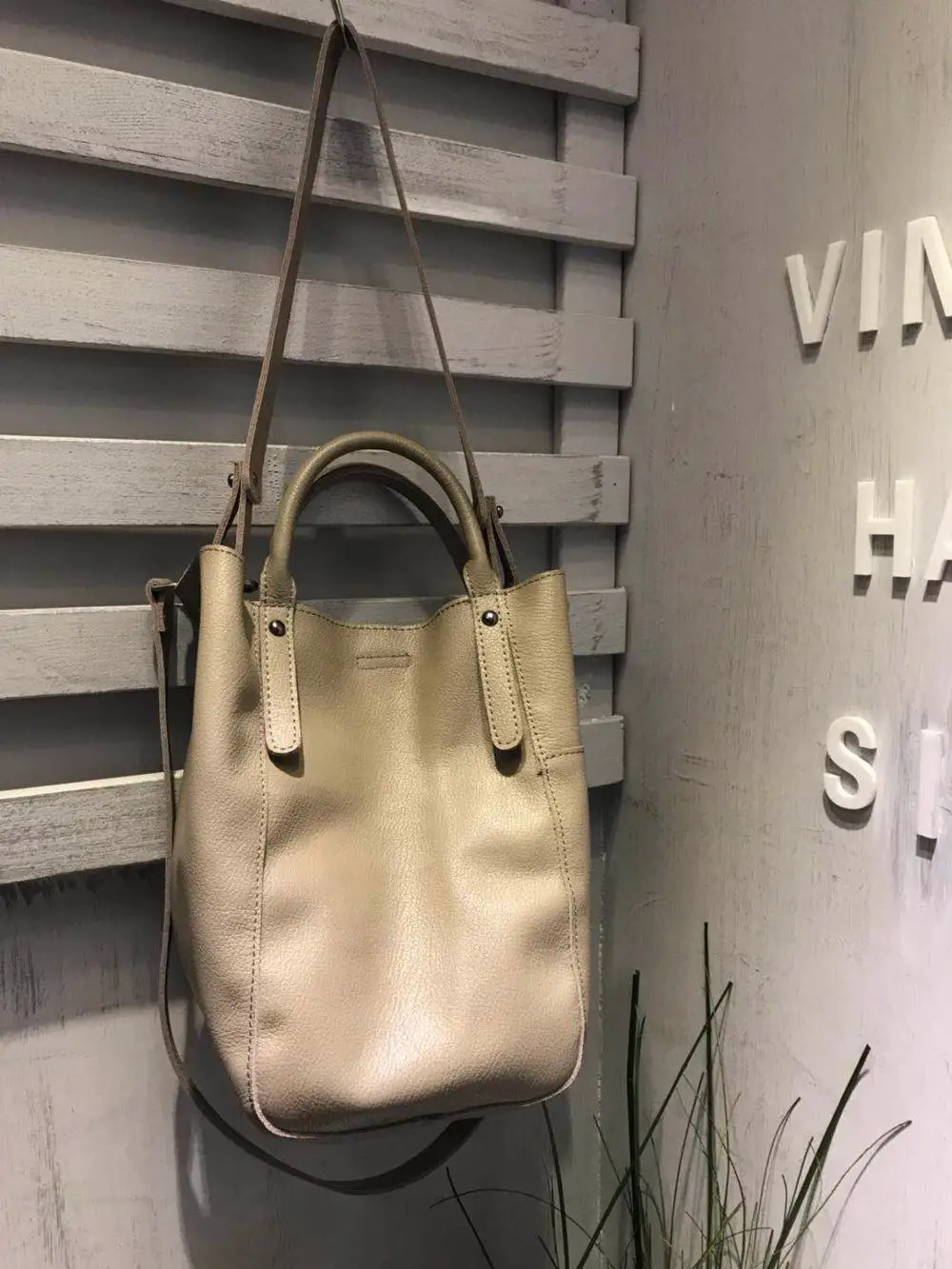 off-white Vendange натуральная кожа сумки ручной работы литературная дамская сумка женская сумка через плечо 2481 - Цвет: off-white