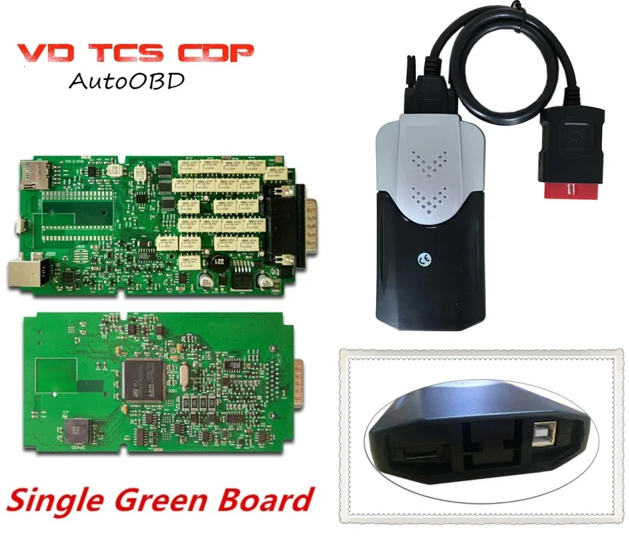 DHL качество A + 2018 Лучшая цена один зеленый PCB VD TCS CDP PRO plus 2015 03 новый релиз Multidiag NEC