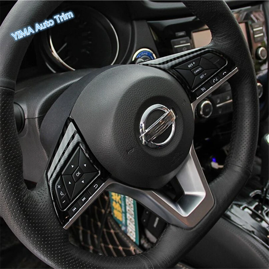 Lapetus Авто Стайлинг руль кнопка рамка накладка 2 шт Подходит для Nissan Teana / Altima 2019