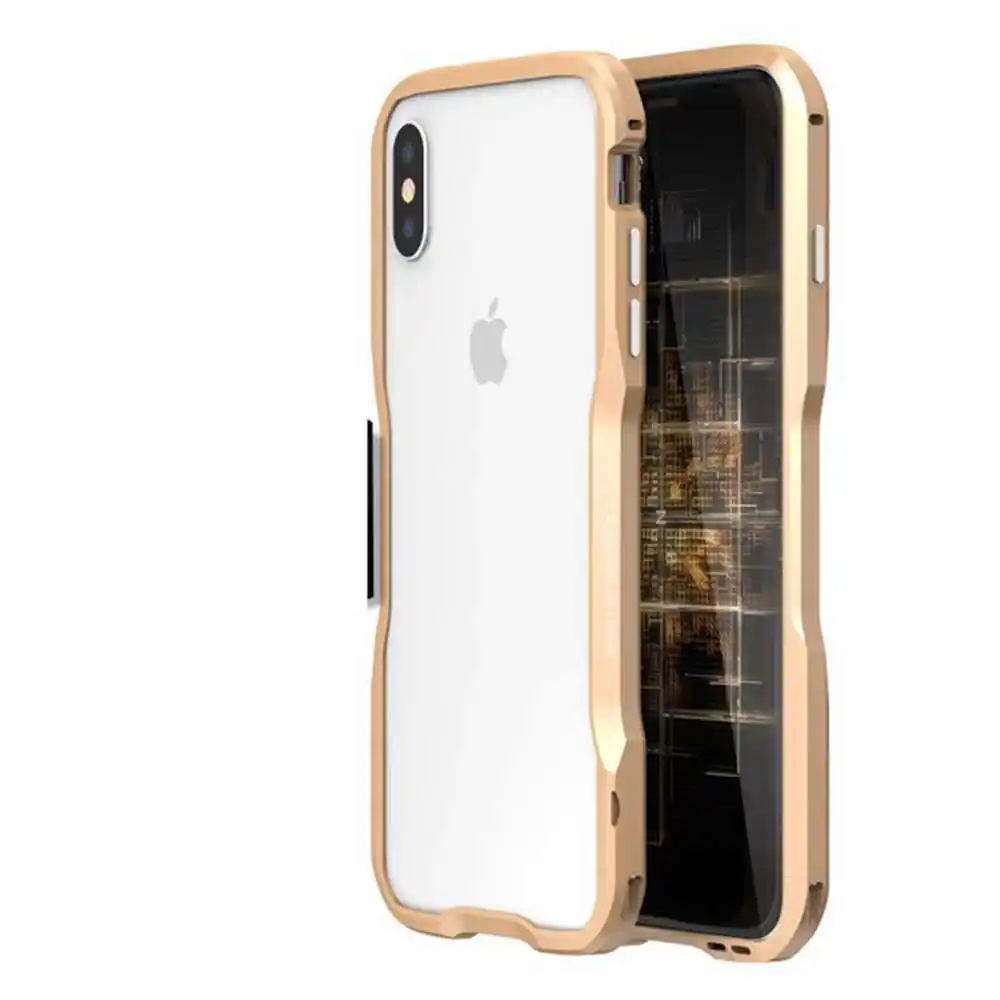 Оригинальный Роскошный Алюминий металла Рамки чехол для iPhone X телефон бампер