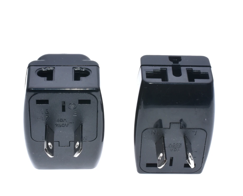 Универсальный адаптер для электрической вилки переходник путешествий с 3