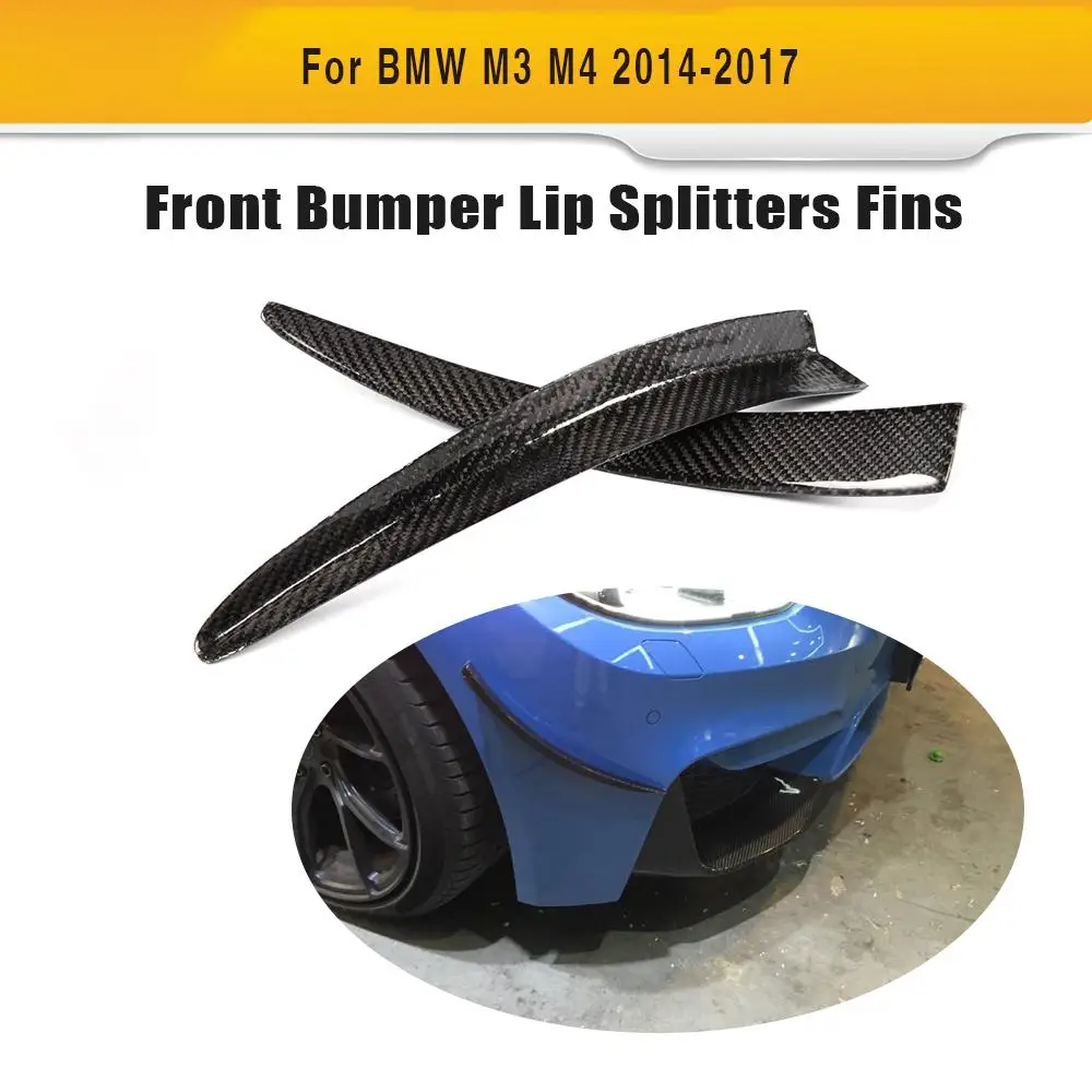 2 шт. плавники для переднего бампера BMW M3 M4 2014 2017|car front bumper|front bumperfront bumper fins |
