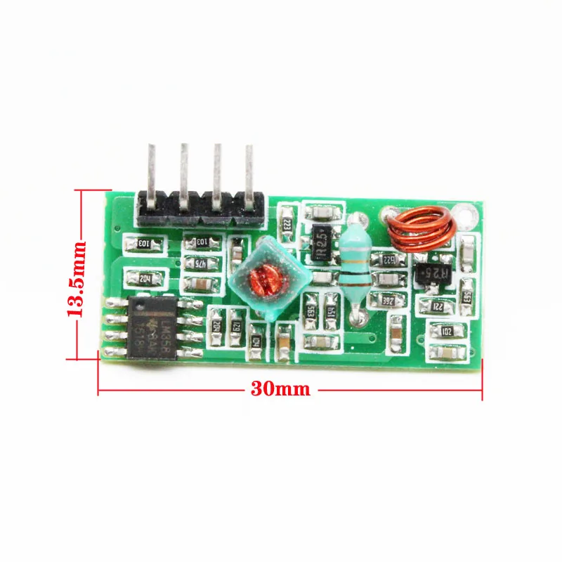 433 м супер регенеративный беспроводной передатчик приемник Модуль охранной