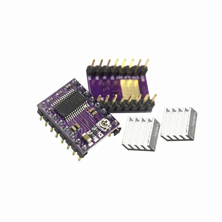 4 шт. DRV8825 Драйвер шагового двигателя радиатор + щит с ЧПУ Плата расширения UNO R3
