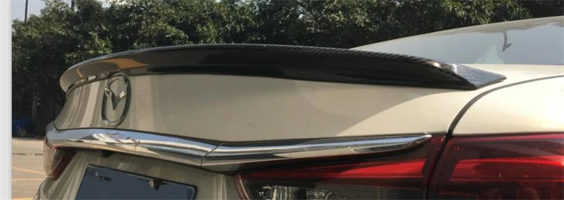 HLONGQT спойлер из углеродного волокна для Mazda 6 ATENZA 2014.2015.2016.2017 Высокое качество