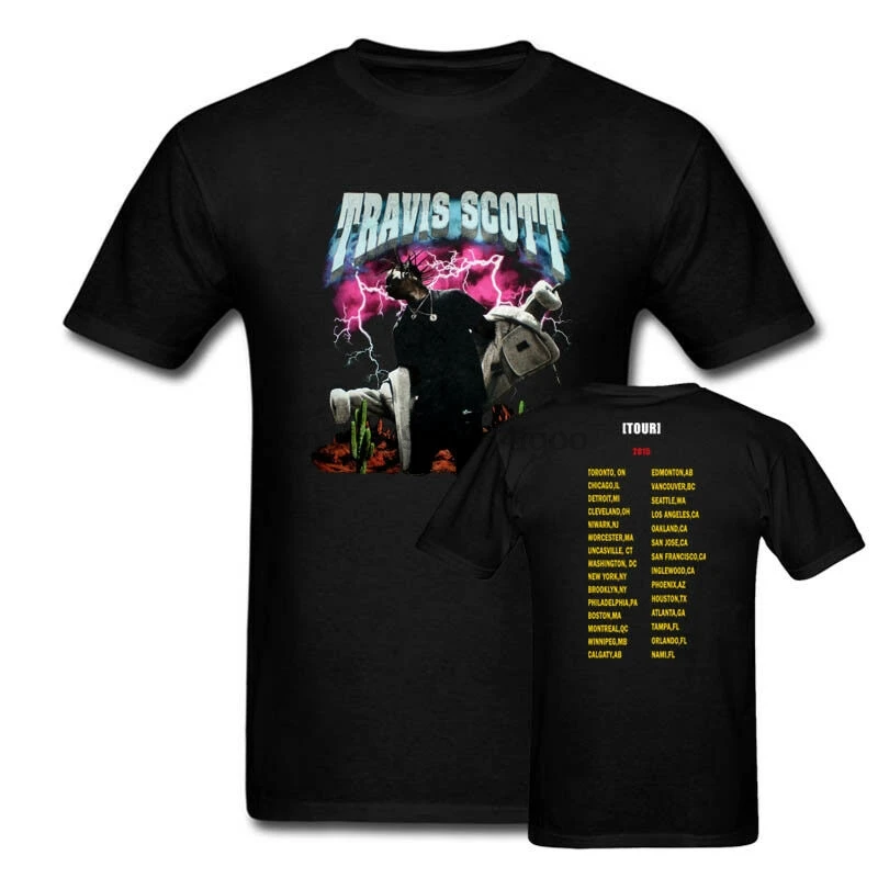 Трэвиса Скотта пера и пикселя Родео MADNESS Tour Футболка мужская США размер S-3XL |