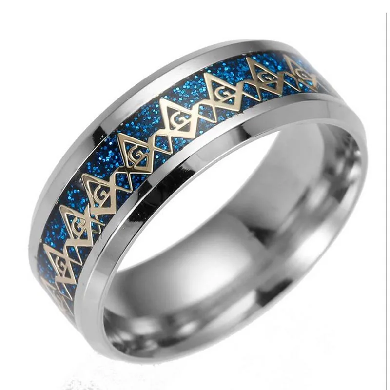 Мужское и женское кольцо Gaxybb 2017 масонское из нержавеющей стали 316L | Украшения