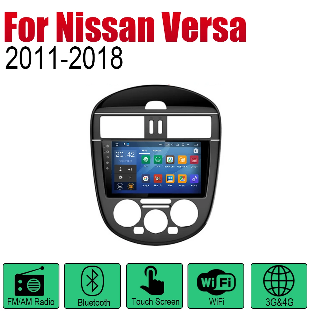 ZaiXi Android 2 Din Авто Радио для Nissan Versa 2011 ~ 2018 автомобильный мультимедийный плеер GPS