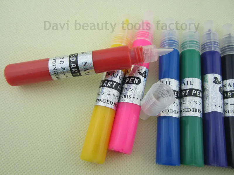 12 цветов Профессиональная 3d многоповерхностная краска для ногтей/УФ гель