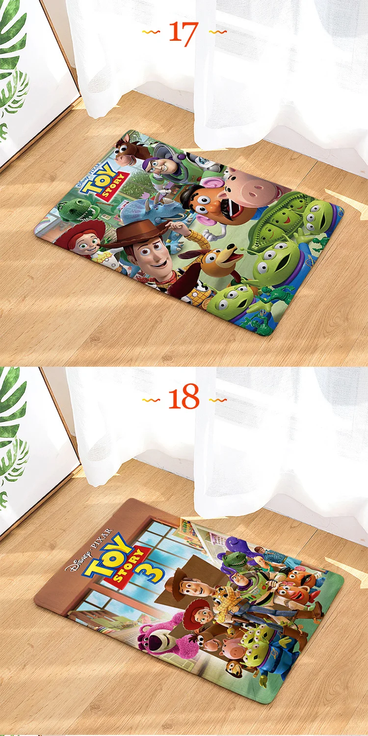 IVYYE Woody Buzz индивидуальный коврик с рисунком из аниме украшения для дома ковры мультяшный коврик для спальни коврики для ванной плюшевые коврики коврик для двери Новинка