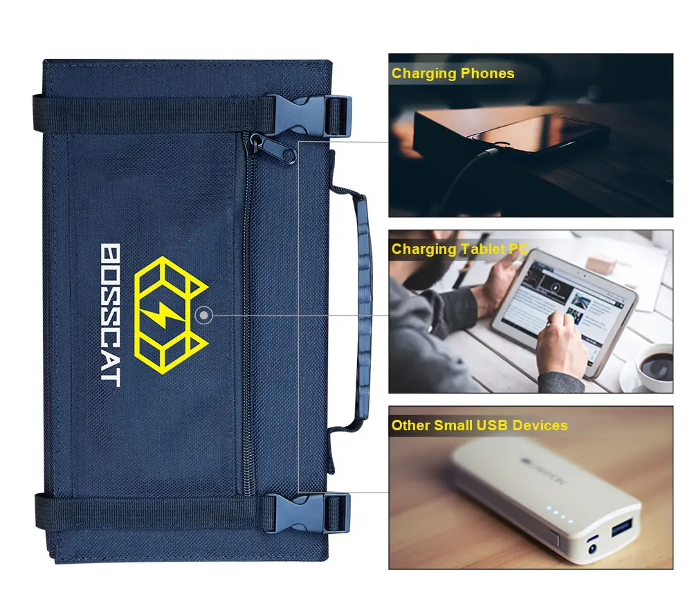 BOSSCAT AY-S040 40 Вт Открытый Складная солнечная панель с usb-портом