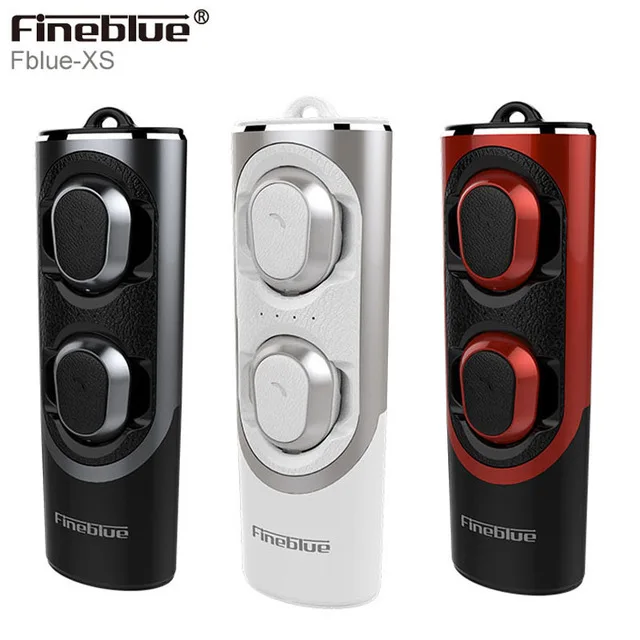 Fineblue XS стерео Беспроводная Bluetooth гарнитура наушники V5.0 двойные TWS мини с зарядным