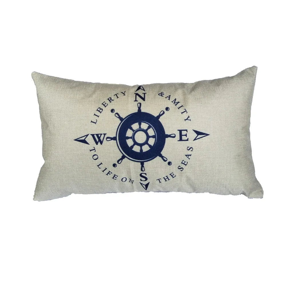 Домашняя прямоугольная наволочка 50X70 см с национальным флагом и картой удобная