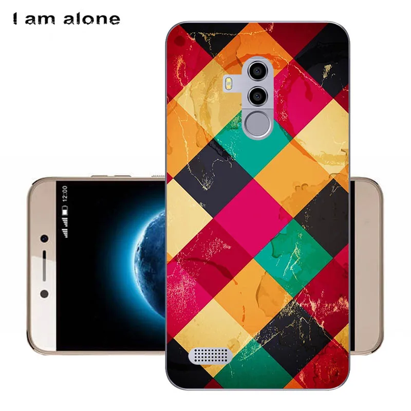 Чехол для телефона I am alone для Leagoo T8s 5,5 дюйма, мягкий ТПУ мобильный Модный чехол с мультяшным принтом для Leagoo T8s, сумки - Цвет: Solf TPU W27