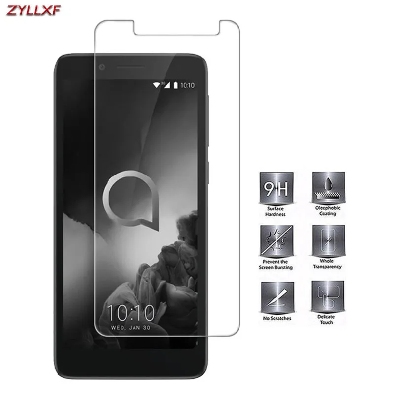 Защитная пленка для экрана из закаленного стекла Alcatel 1C 2019 9H 2.5D 1X (2019)|Защитные