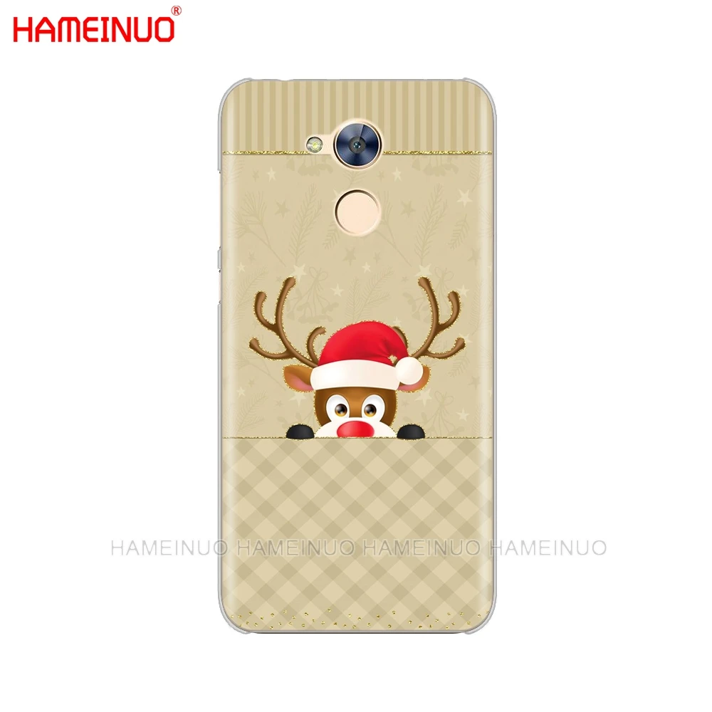 HAMEINUO Милый лось Рождество олень мультфильм год чехол для телефона huawei Honor 10 V10 4A 5A 6A 7A 6C 6X7X8 9 LITE - Цвет: 43237