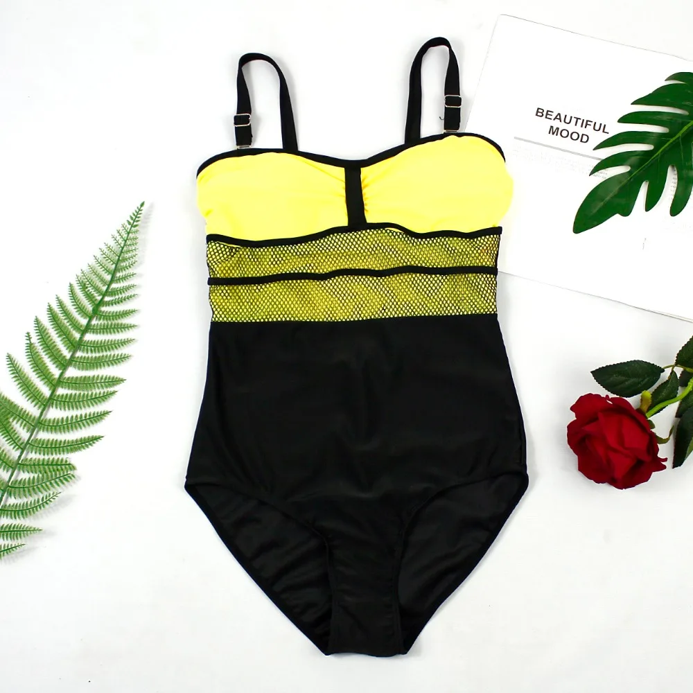 Новинка 2020 летний сексуальный Монокини винтажный Цельный купальник пуш ап