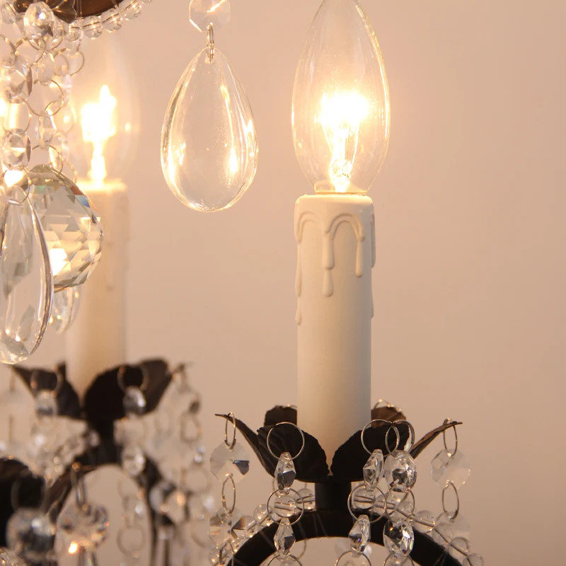 구매 바 골동품 페인트 철 샹들리에 산업 조명 침실 블랙 크리스탈 샹들리에 거실 교수형 램프 아이의 정착물 구매 바 골동품 페인트 철 샹들리에 산업 조명 침실 블랙 크리스탈 샹들리에 거실 교수형 램프 아이의 정착물