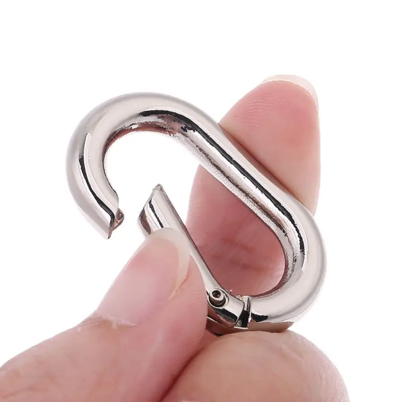 2 шт. металлические Пружинные овальные кольца для ключей кожаный мешок ремень