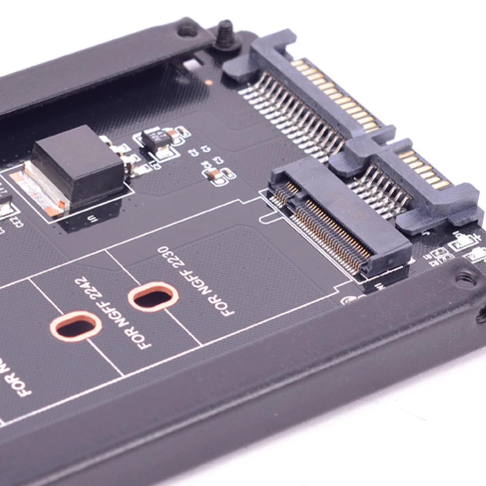 Адаптер M.2 SSD на 2 5 дюйма SATA 6 B Key Socket M2 convert to 22Pin 3 0 card поддерживает 2280 2260 2242 2230|Платы