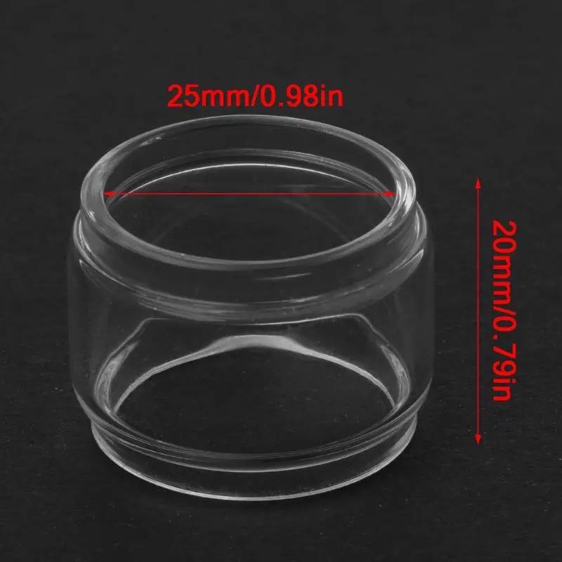 

Clear Pyrex Glass Tube Replacement Fatboy Glass Tank for Nunchaku Vaporizer Atomizer Electronic Cigarette Vape Accessories