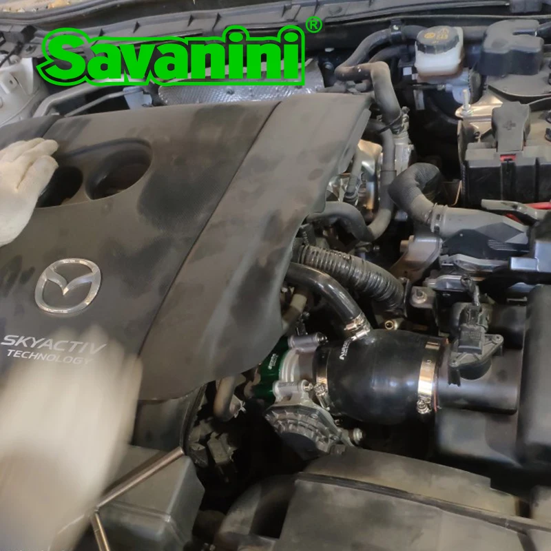 Дроссельная заслонка вихревая впускная прокладка для Mazda Axela Atenza CX-5 CX-4 2.0L 2.5L двигатель алюминиевый сплав бренд Savanini