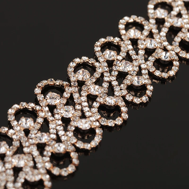 YFJEWE модные очаровательные браслеты и для женщин Роскошные Стразы Кристалл