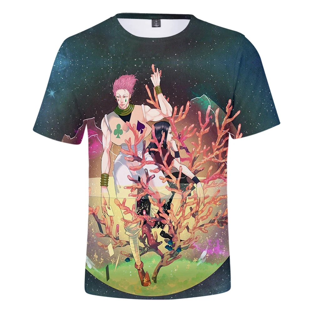 Aikooki новые фантазийные комиксы HUNTERxHUNTER Hisoka 3D Футболка Мужская/Женская Летняя мода