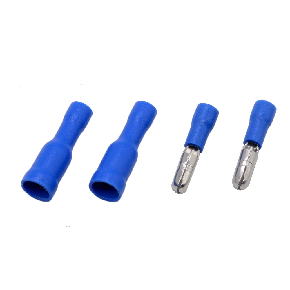 100 шт. синий Штекерный гнездовой соединитель пули изоляционные соединительные