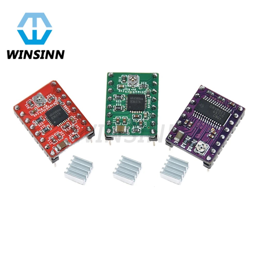 StepStick A4988 DRV8825 модуль драйвера шагового двигателя четырехслойная печатная плата