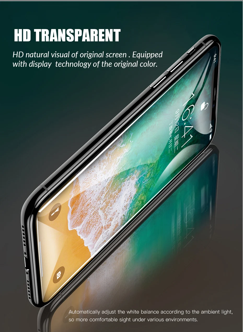 9D изогнутое Защитное стекло для iPhone X XS 11 Pro Max защита экрана стекло на iPhone 11 pro XR XS Max закаленное стекло полная пленка