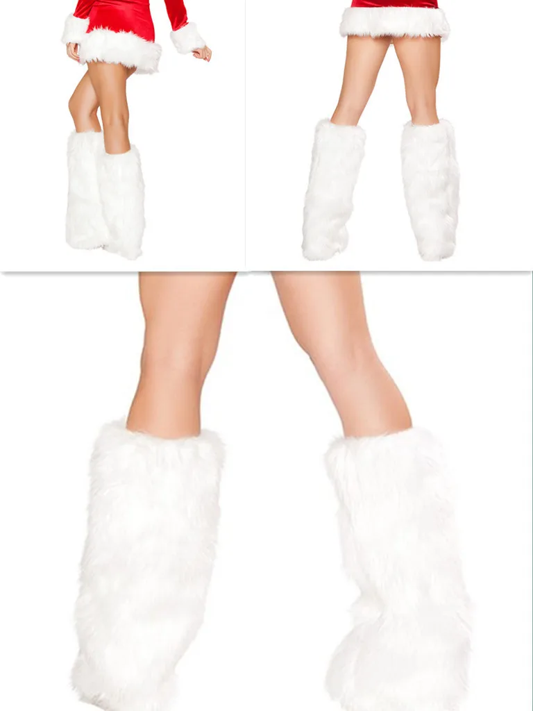 3 вида цветов Sexy меховые ножки гетры Rave Fluffies Lady Boot Cover Winter Новое поступление