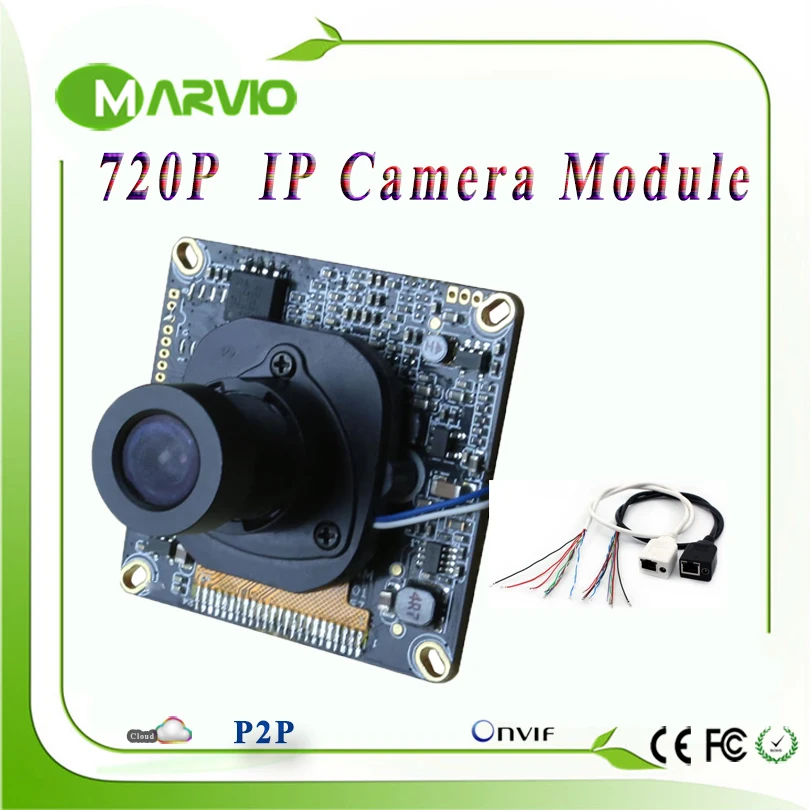 1MP 720 P HD IP CCTV сетевые камеры модули доски видеонаблюдения Системы с IRCUT фильтр Cam