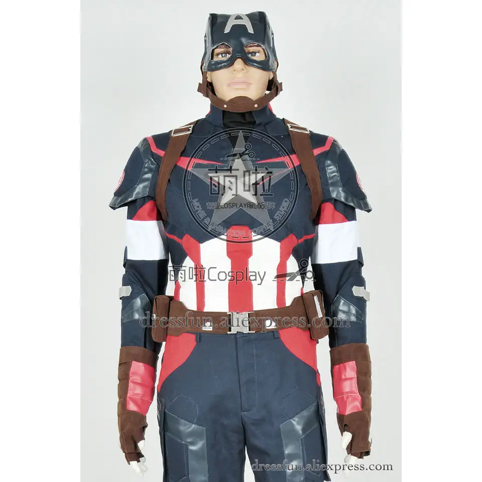 Мстители эра Альтрона Косплей Стив Роджерс Капитан Америка костюм