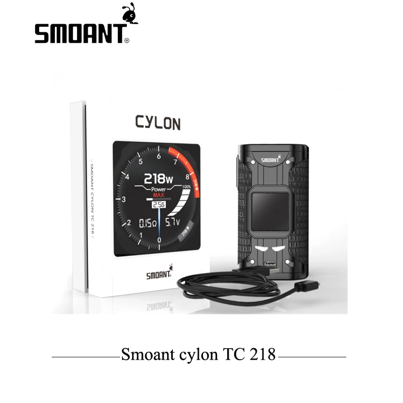Оригинальный мод для электронных сигарет Smoant cylon TC 218 w бокс испаритель с экраном 1
