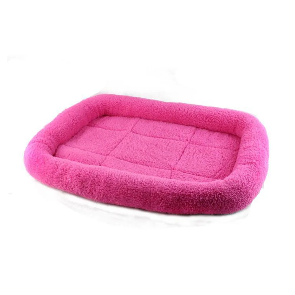 Hot pink NewDog Одеяло Подушка для домашних животных кровать для собак и кошек мягкий теплый коврик для сна леверт Прямая поставка dig6983 - Цвет: Hot pink