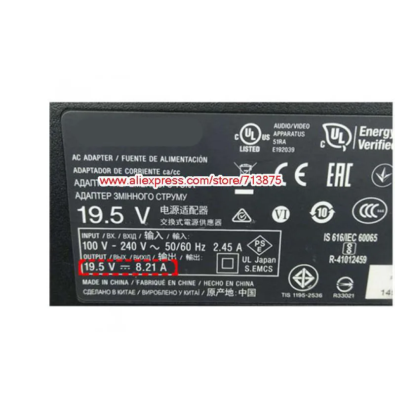 Натуральная ACDP 160D01 160W Зарядное устройство для Sony ТВ 19 5 V 8.21A XBR43X800E Bravia XBR 55X850D 160E01 KD