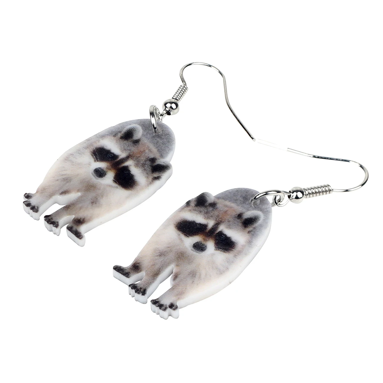 NEWEI акриловые сладкие серьги из енота Ringtail Висячие милые дикие животные
