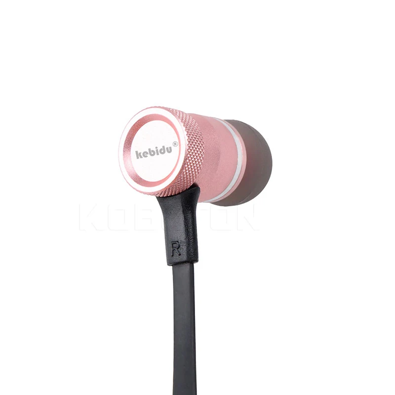 Kebidu тонкие магнитные металлические спортивные модные наушники Bluetooth для бега