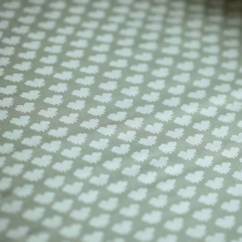 High quality small fresh printed silk cotton shirt blouse dress DIY fabric | Дом и сад