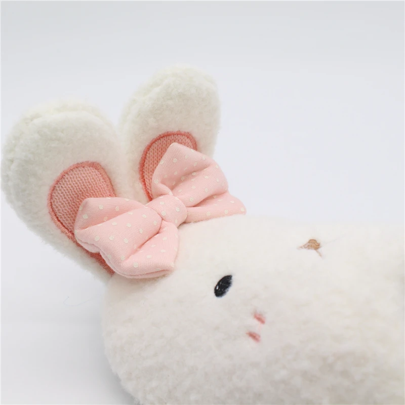 Pantoffels Dames Pantufa/Женские домашние шлепанцы с кроликами; мягкие домашние тапочки с очаровательными животными; противоскользящая бесшумная обувь