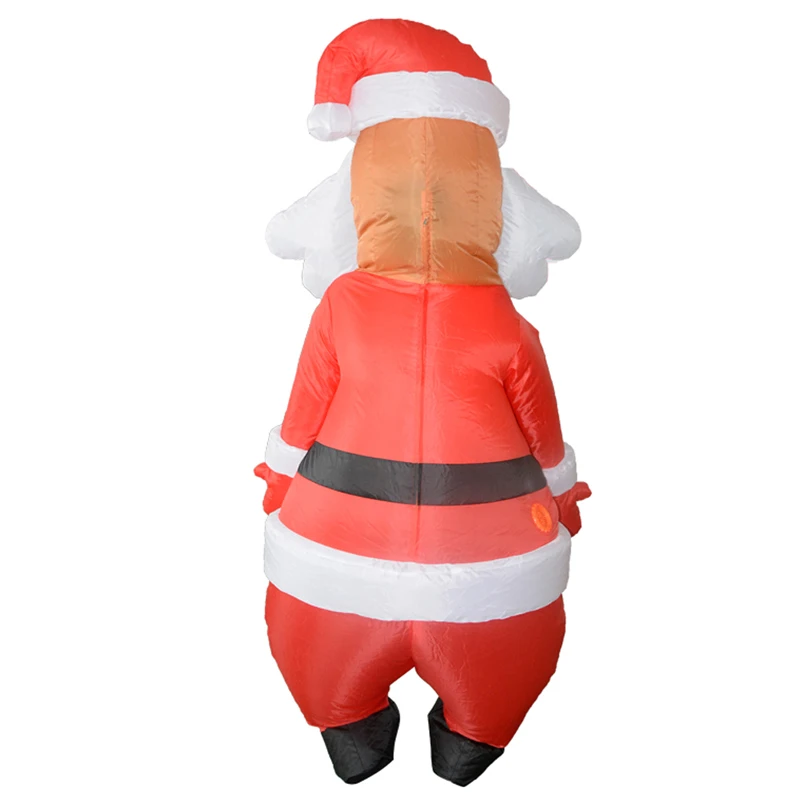 Надувные костюмы Санта Клауса на Рождество красное нарядное платье для взрослых