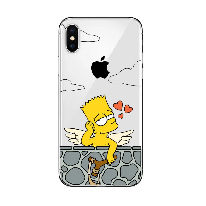 Крутой ГОМЕР Симпсоны есть пластиковый логотип Жесткий ПК чехол для iPhone 5 5S SE 6 6S Plus 7 8 Plus X10 XR XS MAX 11 Pro Max - Цвет: TPU